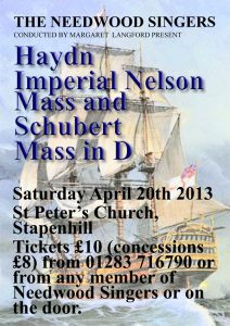 Haydn Imperial Nelson Mass and Schubert Mass in D