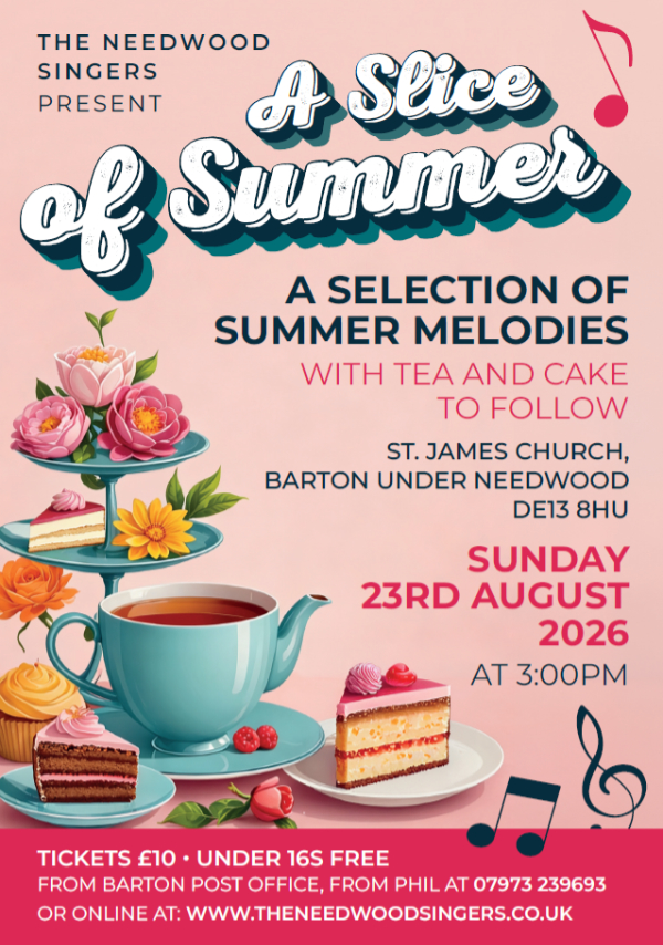 The Needwood Singers present A Selection of Summer Melodies.